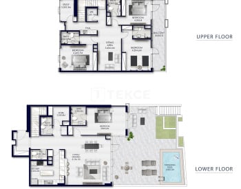 Appartements De Luxe Avec Vue Sur La Mer Et Piscine Privée À Abu Dhabi 12