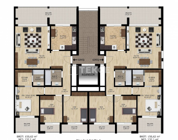 Sea View Duplex Apartments with Pool in Bursa Mudanya 4