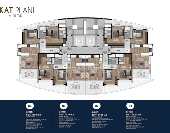 Investment Apartments Near the Amenities in Mersin Yenişehir 37