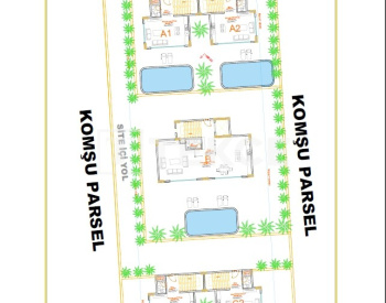 Semi-detached Sea-view Villas with Private Pools in Tepe Alanya 42