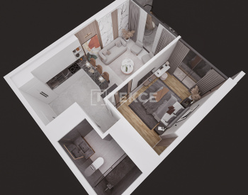 Kıbrıs İskele'de Plaja Yakın Otel Konseptli Sitede Daireler 35
