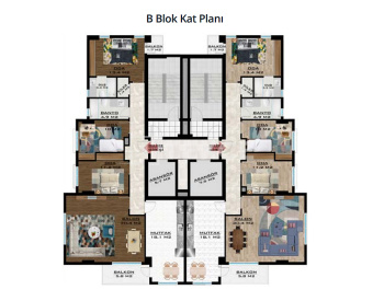 Appartements Flambant Neufs Dans La Rue Principale À Bayraklı, Izmir 8