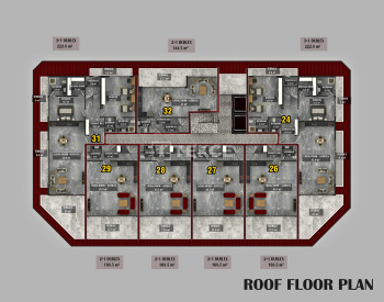 Apartamenty Z Widokiem Na Morze I Wspólnym Basenem W Alanyi Kestel 32