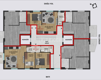 Appartements Flambant Neufs À Muratpaşa, À 1,6 Km Du Centre Commercial 31