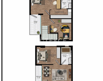 Appartementen Met Slimme Thuis Systemen In Complex In Aksu Antalya 31