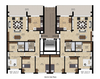 Sea View Duplex Apartments with Pool in Bursa Mudanya 3