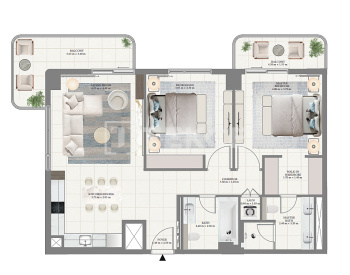 Marina-front Apartments with a 4-year Payment Plan in Dubai 13