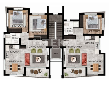 Apartamentos En Complejo Con Piscina En Gazimagusta Iskele 24