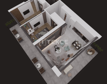 Kıbrıs İskele'de Plaja Yakın Otel Konseptli Sitede Daireler 37