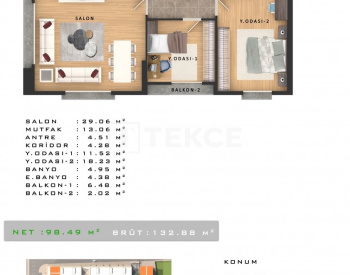 Immobiliers Spacieux Avec Salle De Bains Attenantes À Istanbul 26