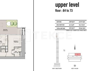 迪拜市中心（ Dubai Downtown）黄金地段的豪华公寓 24
