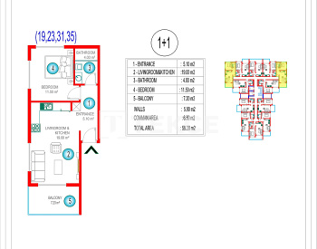 Apartamentos De Lujo En Venta En Oba Alanya Con Concepto De Hotel 44