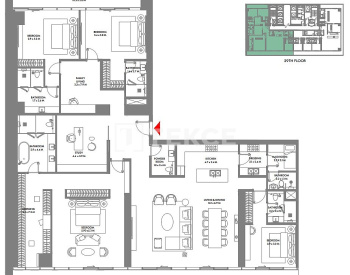 Apartamentos Con Vistas Al Mar En Un Complejo En Palm Jumeirah, Dubai 15