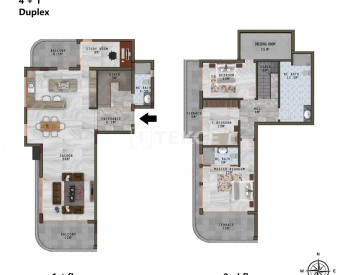 Ready to Move Seaview Apartments in Alanya Kargıcak 34