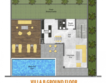 Villas Independientes Con Vistas Al Mar Y Al Castillo En Bektaş Alanya 17