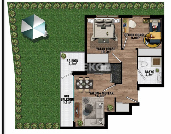 Appartementen Met Slimme Thuis Systemen In Complex In Aksu Antalya 33