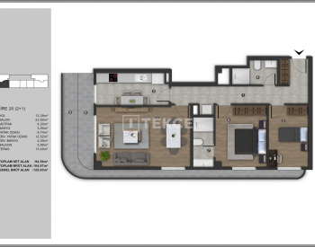 Appartements Spacieux À 950 Mètres Du Métro À Istanbul Kagithane 22