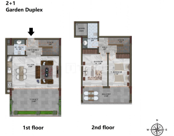 Ready to Move Seaview Apartments in Alanya Kargıcak 32