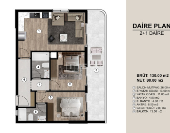 Nuevos Apartamentos En Venta En Mersin Arpaçbahşiş Con Piscina 27