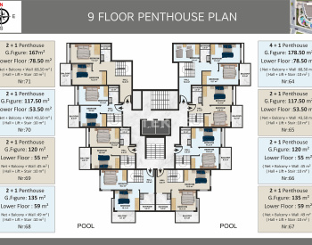 Apartamentos Cerca De La Playa Y Servicios En Alanya Oba 33