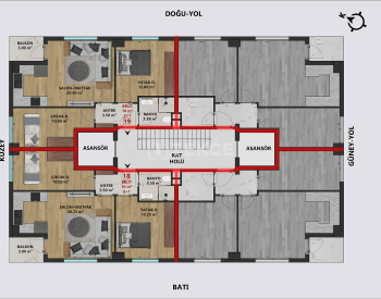 Appartements Flambant Neufs À Muratpaşa, À 1,6 Km Du Centre Commercial 25
