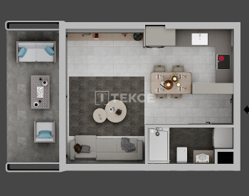 Tatlısu'da Denize Kolay Erişimi Olan Sitede Satılık Daireler 31