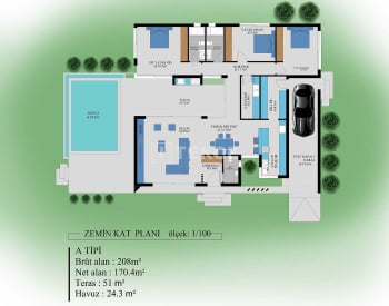 Villas Élégantes De Plain-pied À Chypre Du Nord Gazimagusa 28