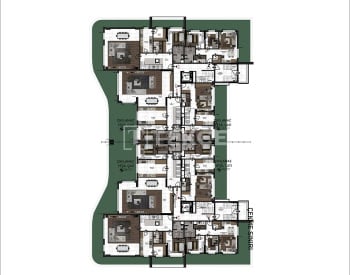 Kuşadası'nda Havuzlu ve Deniz Manzaralı Sitede Daireler 55