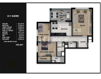 Inversión Inmobiliaria En Complejo Cerrado En Ankara Sincan 15