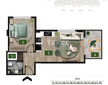 Magnifique Immobilier À Distance De Marche De La Plage À Alanya 36