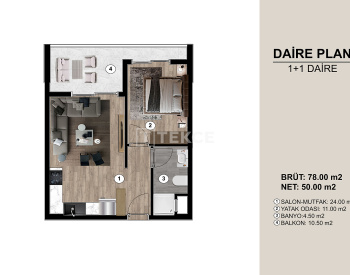 Nuevos Apartamentos En Venta En Mersin Arpaçbahşiş Con Piscina 26