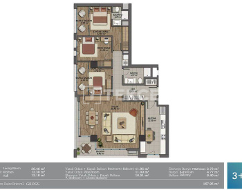 Appartements Prêts À Emménager Dans Un Complexe À Istanbul 38