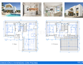 罗哈莱斯科斯塔布兰卡(rojales Costa Blanca)带泳池的时尚独立别墅 20