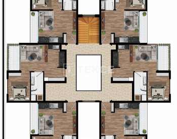 Appartementen Met Slimme Thuis Systemen In Complex In Aksu Antalya 24
