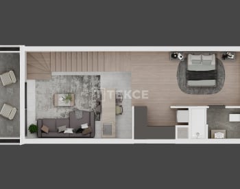 Tatlısu'da Denize Kolay Erişimi Olan Sitede Satılık Daireler 24