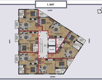 Appartements À Vendre Sur La Rue Mevlana À Antalya Muratpasa 10