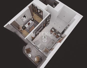 Kıbrıs İskele'de Plaja Yakın Otel Konseptli Sitede Daireler 34
