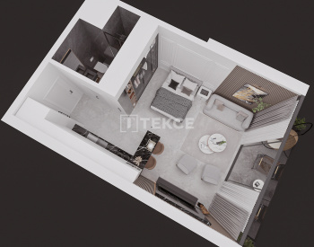 Kıbrıs İskele'de Plaja Yakın Otel Konseptli Sitede Daireler 41