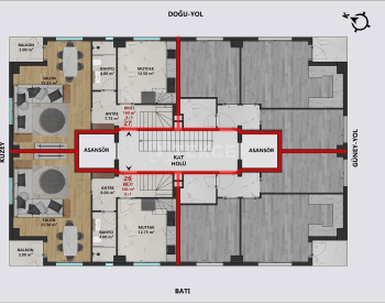 Appartements Flambant Neufs À Muratpaşa, À 1,6 Km Du Centre Commercial 27