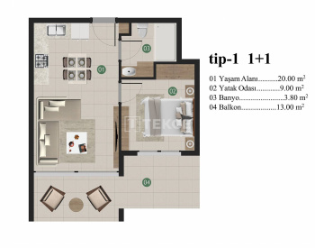 Apartamentos Con Vistas Al Mar En Un Complejo En Dörttepe 40