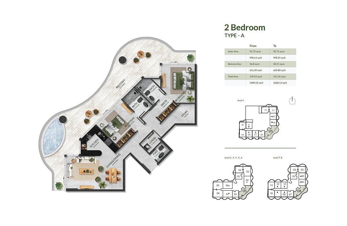 Appartement 4 chambres 382 m² Ras el Khaïmah, Émirats arabes unis