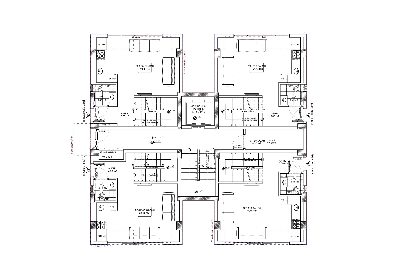 Mieszkanie 2 pokoi 50 m² Kepez, Turcja