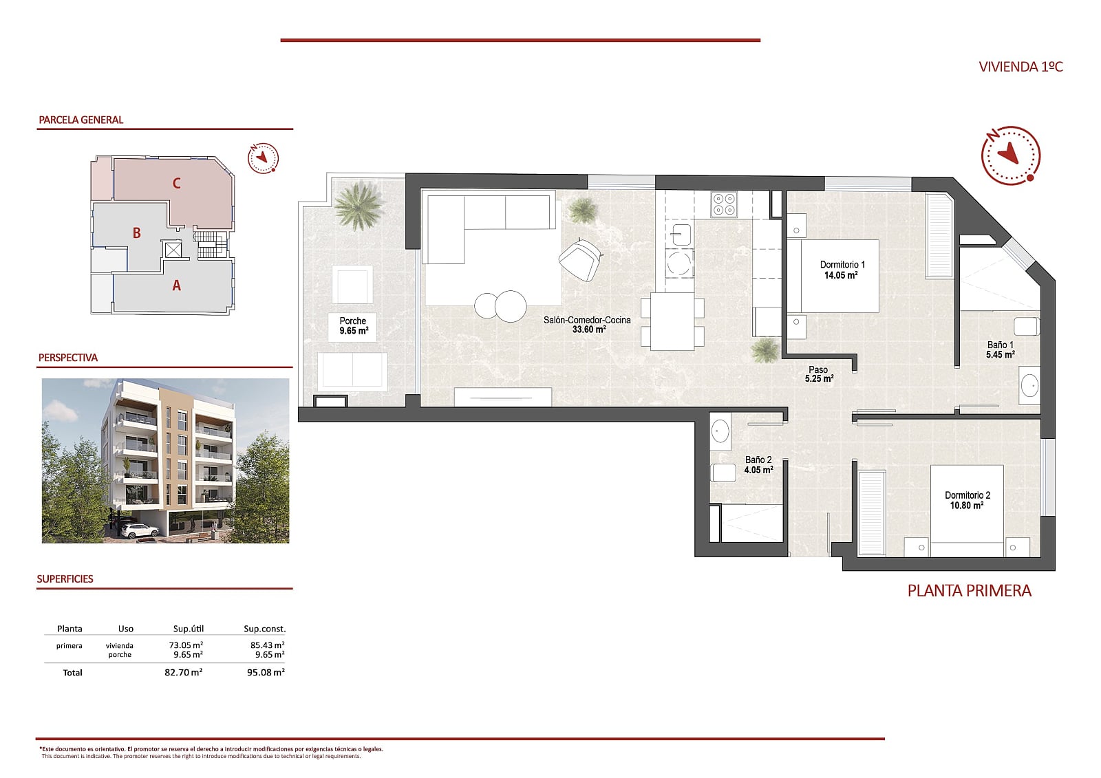 Apartamento 3 habitaciones 73 m² San Pedro del Pinatar, Španjolska