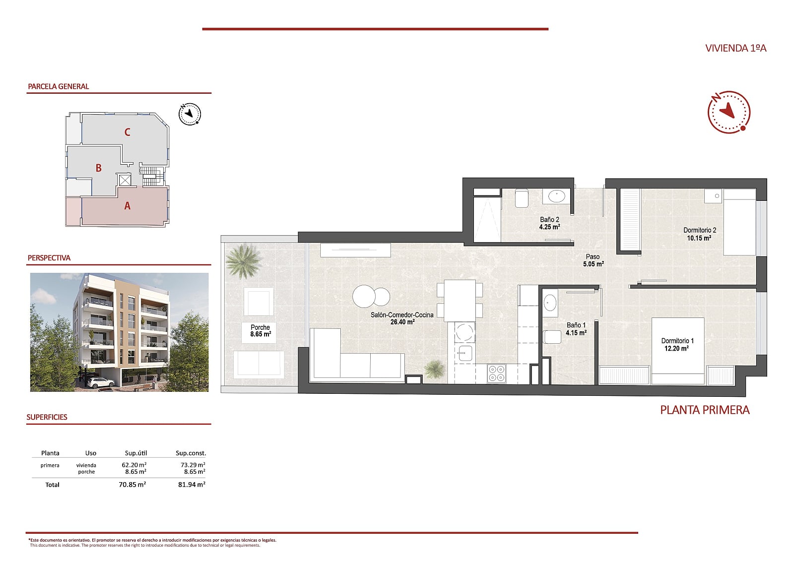 Apartamento 3 habitaciones 73 m² San Pedro del Pinatar, Španjolska