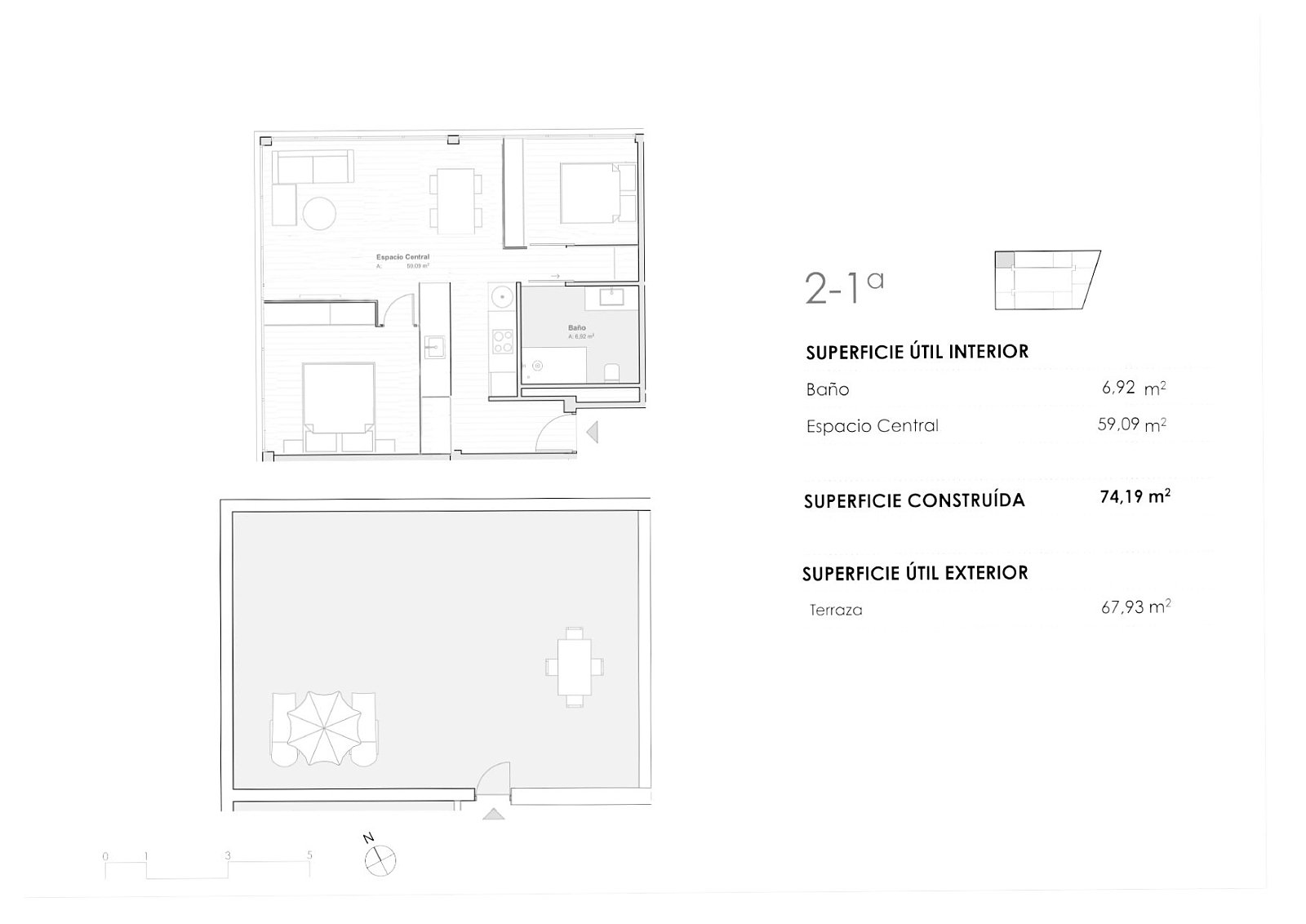 Квартира 1 комната 102 м² Барселонес, Испания