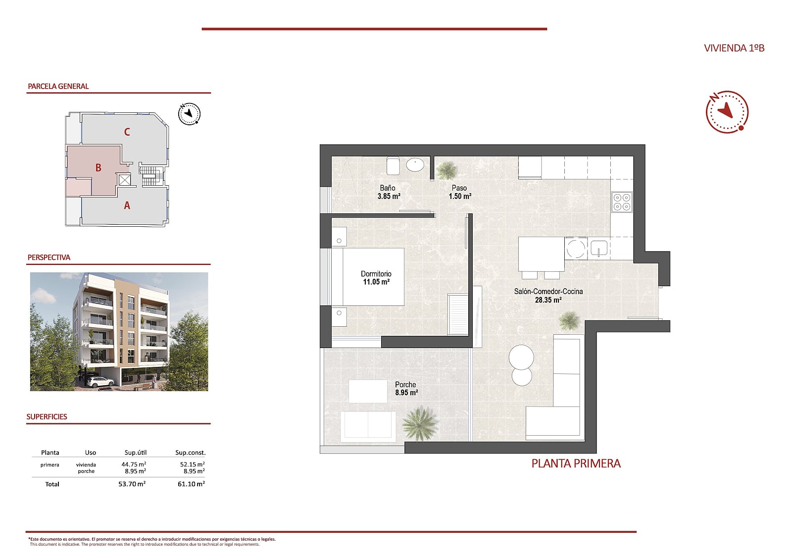 Apartamento 3 habitaciones 73 m² San Pedro del Pinatar, Španjolska