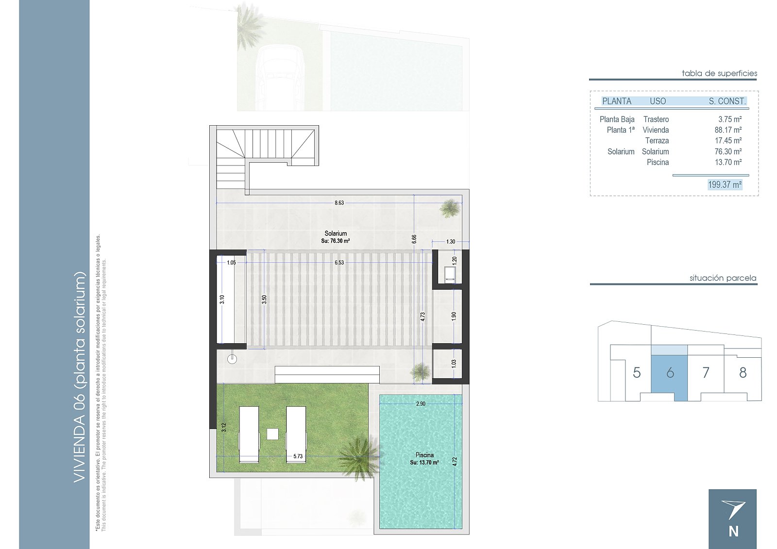 Ático 4 habitaciones 87 m² San Pedro del Pinatar, España