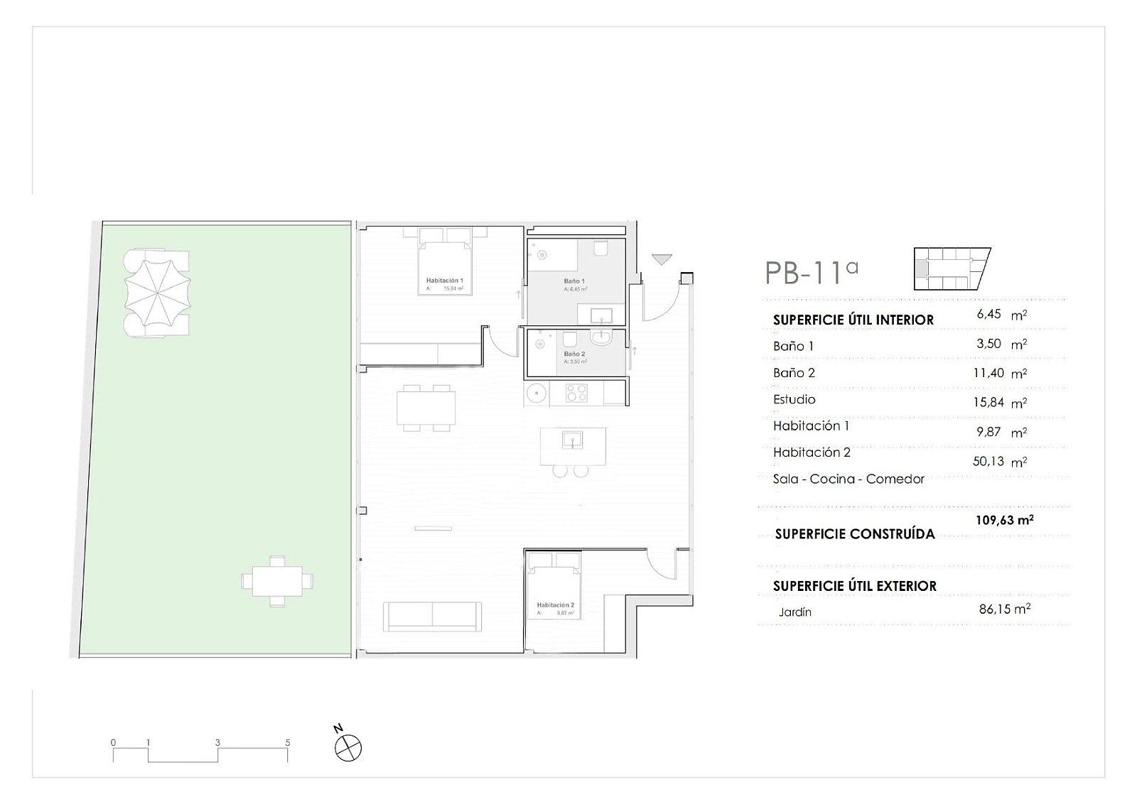 Квартира 1 комната 102 м² Барселонес, Испания