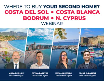 Webinar: Gdzie Kupić Swój Drugi Dom? Costa Del Sol · Costa Blanca · Bodrum · Cypr Północny