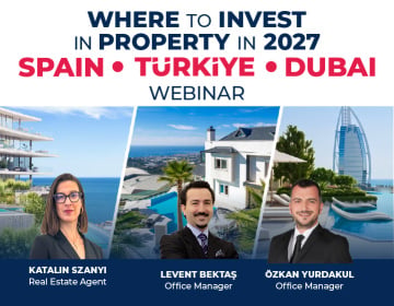 Webinar: Gdzie Inwestować W Nieruchomości W 2027 Roku? Hiszpania · Turcja · Dubaj